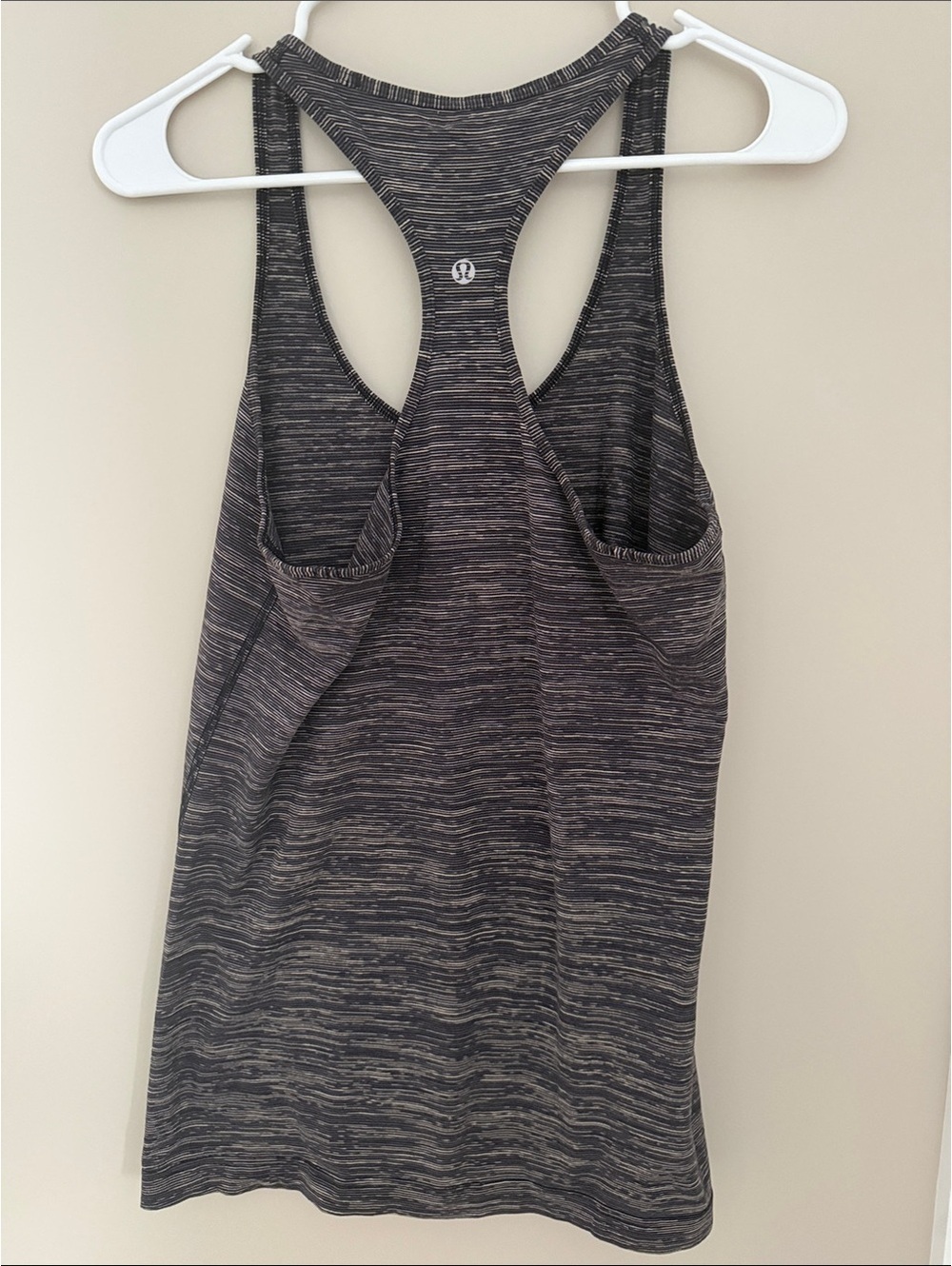 lululemon athletica Black Heathered Racerback Tank Top [COPY]